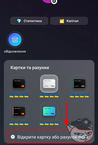 как оформить карту евосстановление монобанк